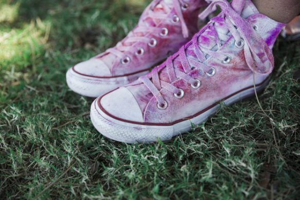 Kreasi DIY Lukis Sepatu Anak dengan Bahan Kanvas